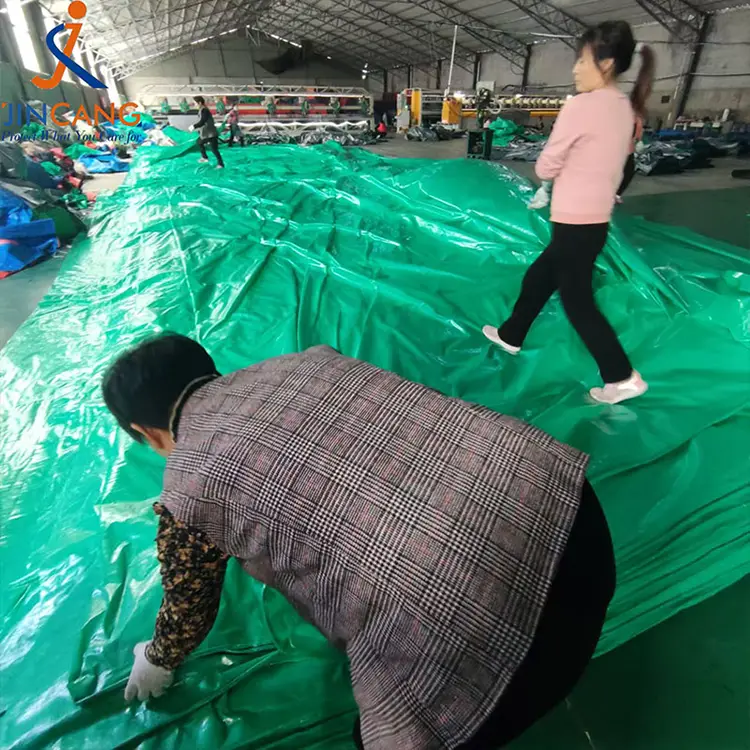 140 g groene pe tarpaulin