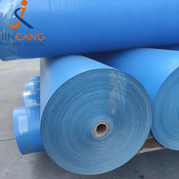160 g blauwe pe tarpaulin roll