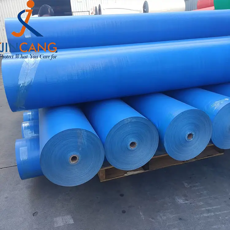 160 g blauwe pe tarpaulin roll