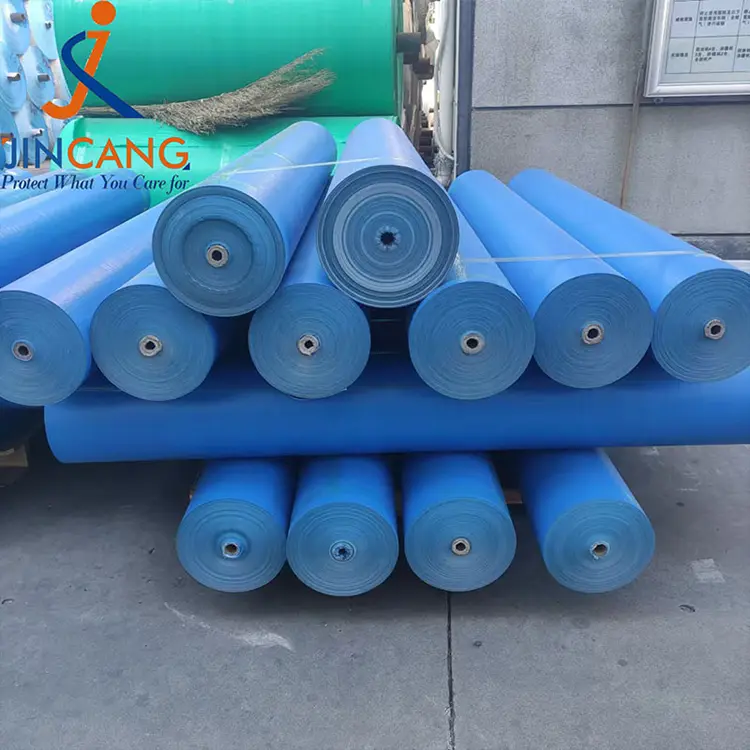 160 g blauwe pe tarpaulin roll