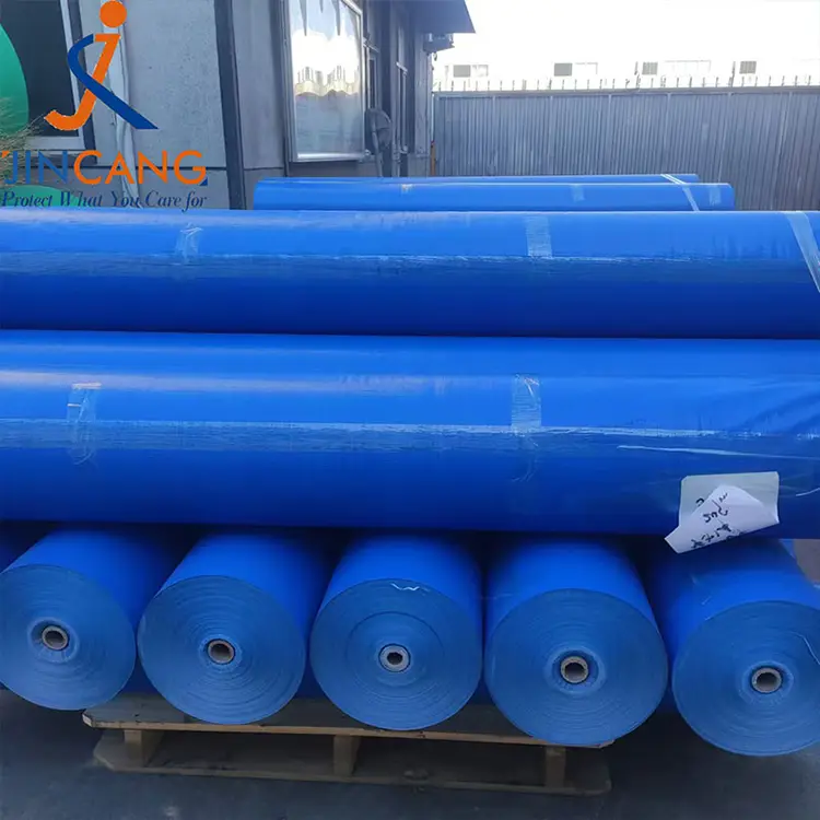 160 g blauwe pe tarpaulin roll