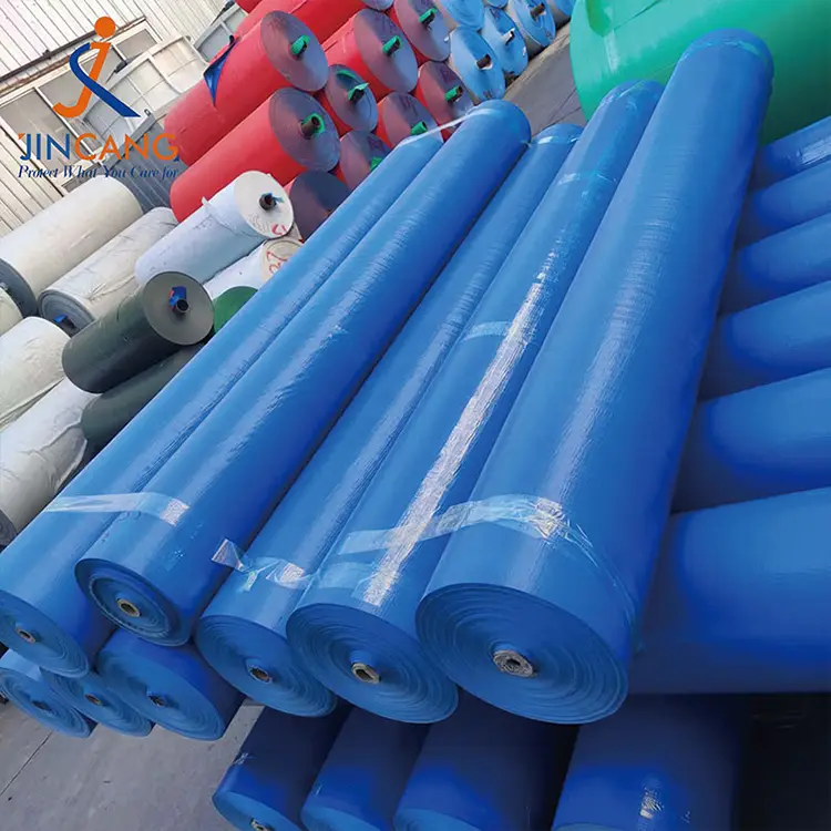160 g blauwe pe tarpaulin roll