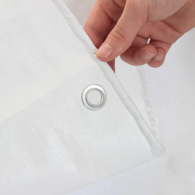 170 g White PE Tarpaulin