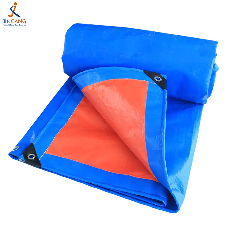 180 g blauw oranje pe tarpaulin