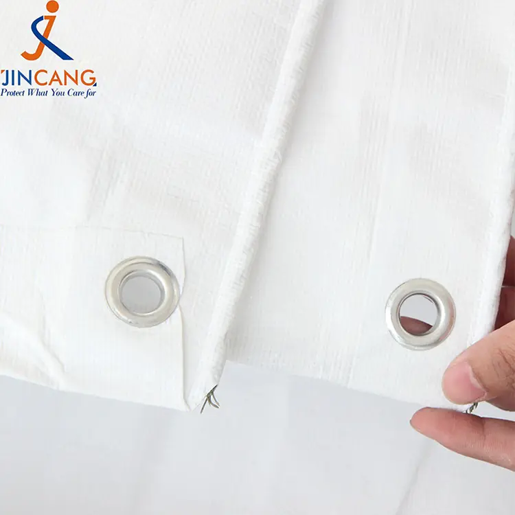 180 g wit met print PE tarpaulin