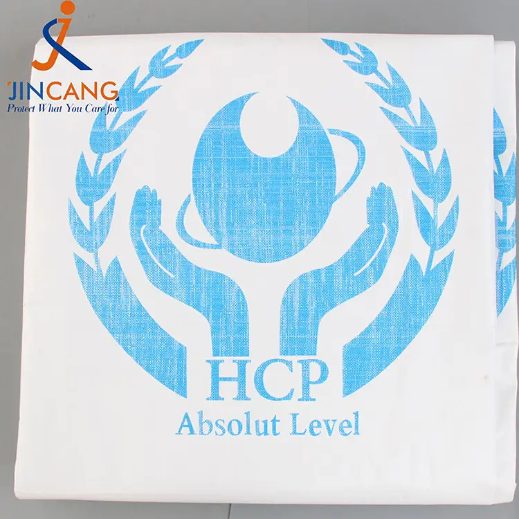 180 g wit met print PE tarpaulin