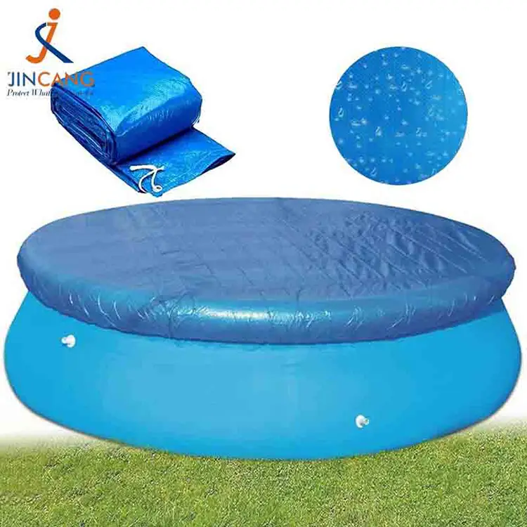 Blue Tarpaulin PE zwembadafdekkingen