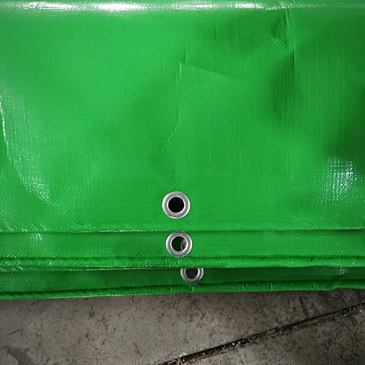 Grasgroen 300 gsm maagd pe tarpaulin