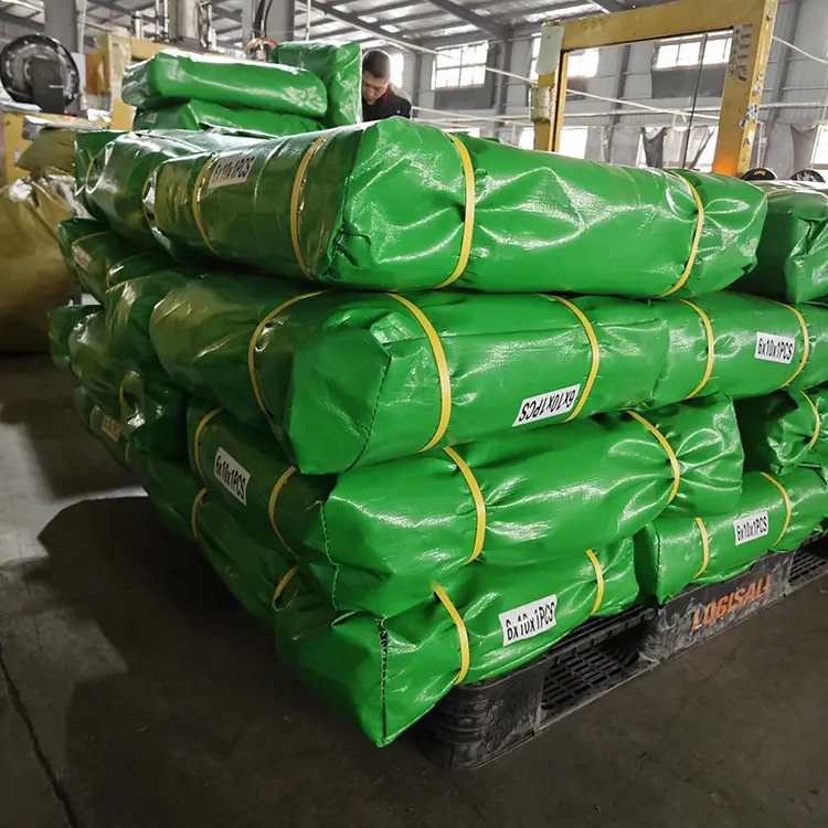 Grasgroen 300 gsm maagd pe tarpaulin