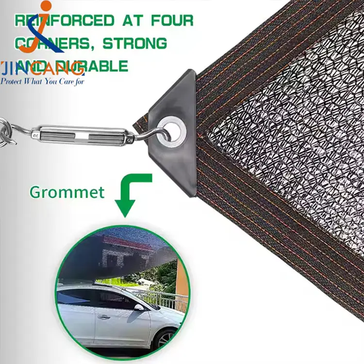 Blokkeert zon en vermindert warmteschaduwnet