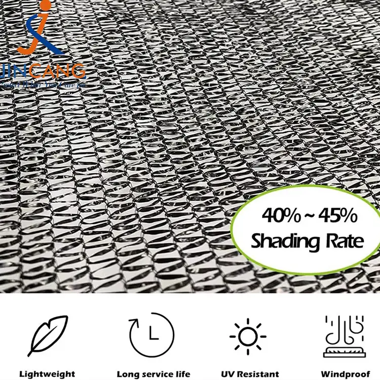 Blokkeert zon en vermindert warmteschaduwnet