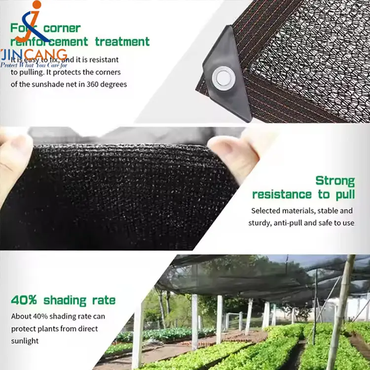 Blokkeert zon en vermindert warmteschaduwnet