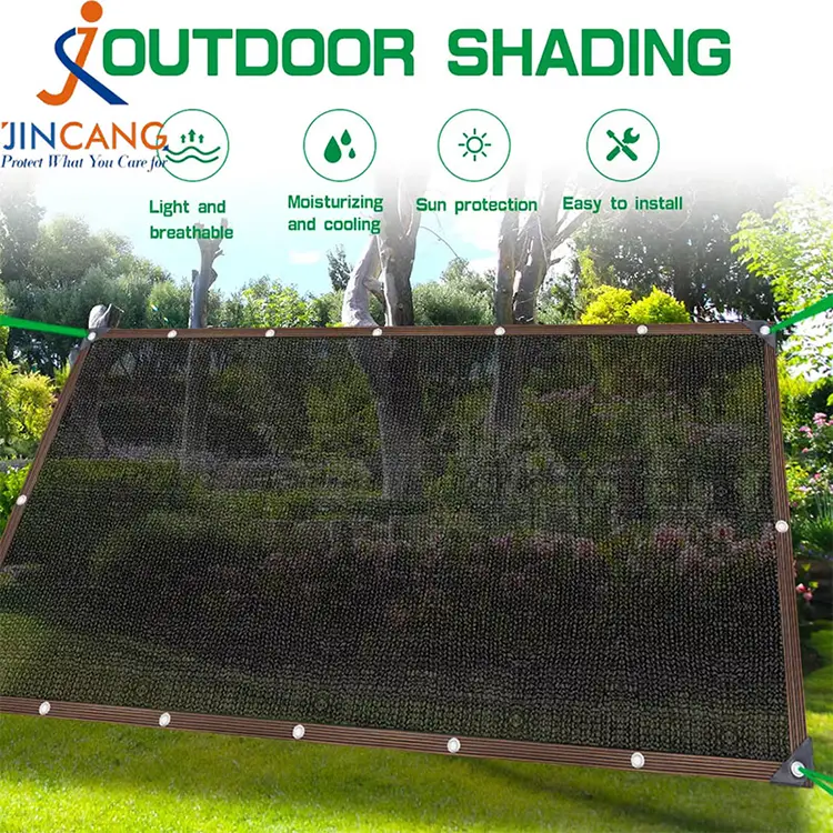 Blokkeert zon en vermindert warmteschaduwnet