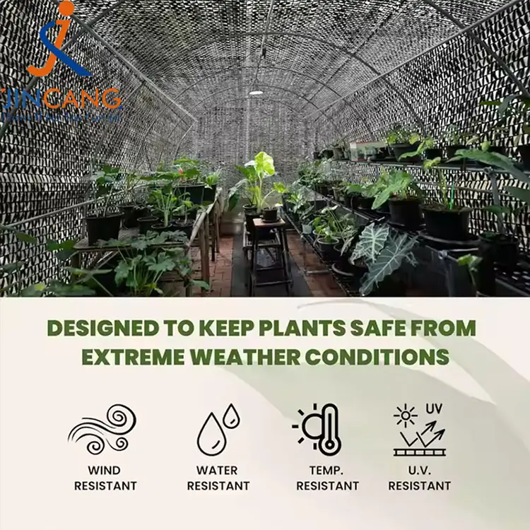 Blokkeert zon en vermindert warmteschaduwnet